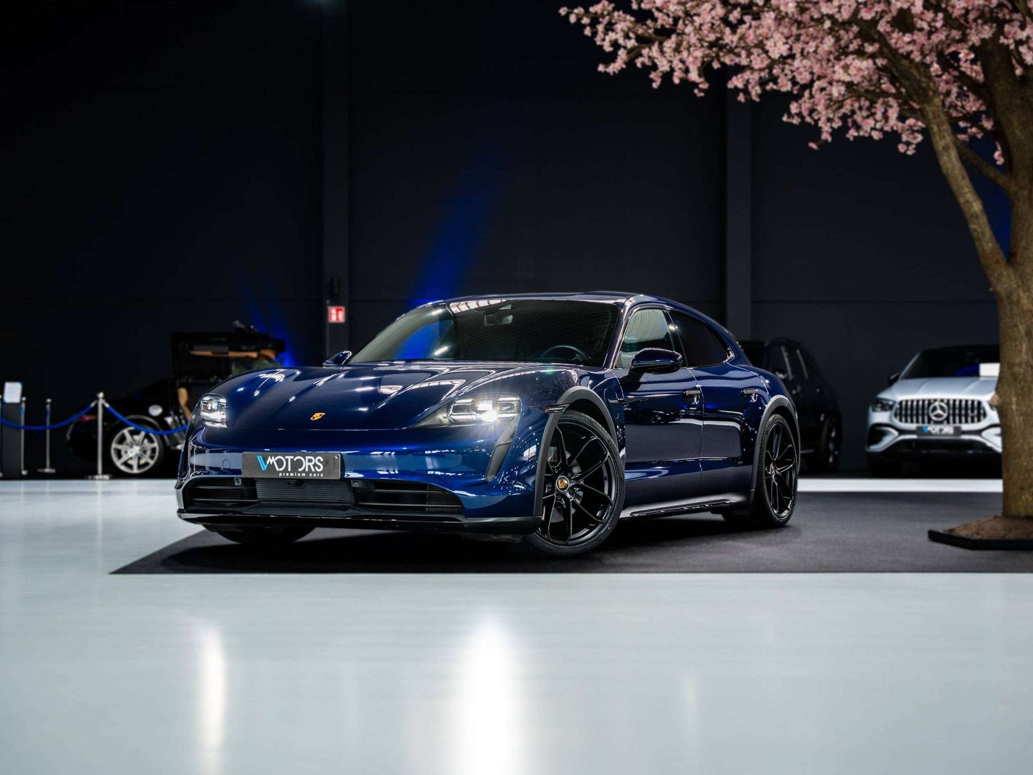 Porsche Taycan 4S Cross Turismo 93.4 kWh - Achterassturing -, Auto's, Porsche, Automaat, 4 zetels, Gebruikt, Zwart