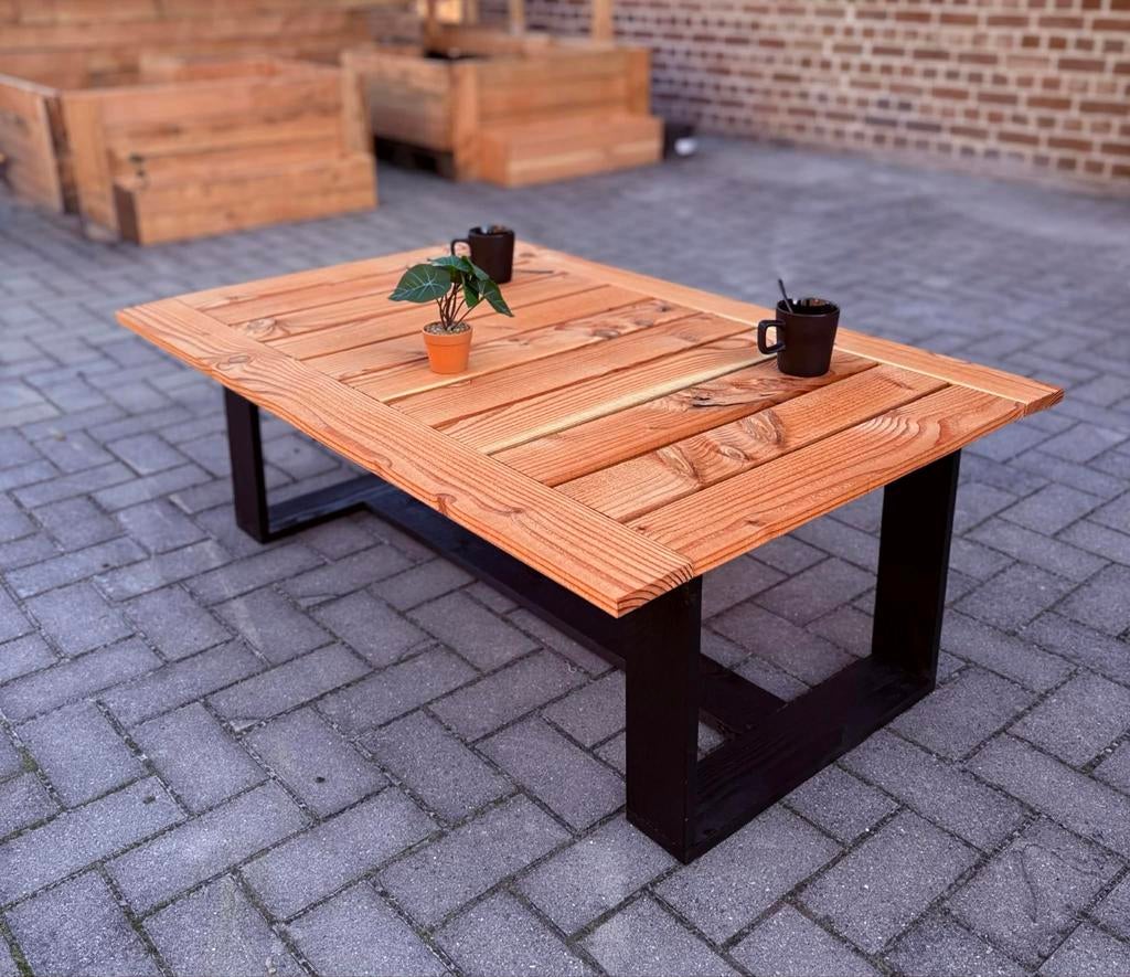 Table basse de jardin en Douglas Massif ** NEUF **, Hout