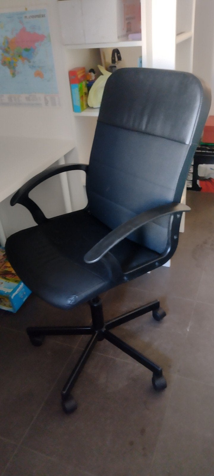 IKEA RENBERGET chaise de bureau pivotante noire, Enlèvement, Chaise de bureau