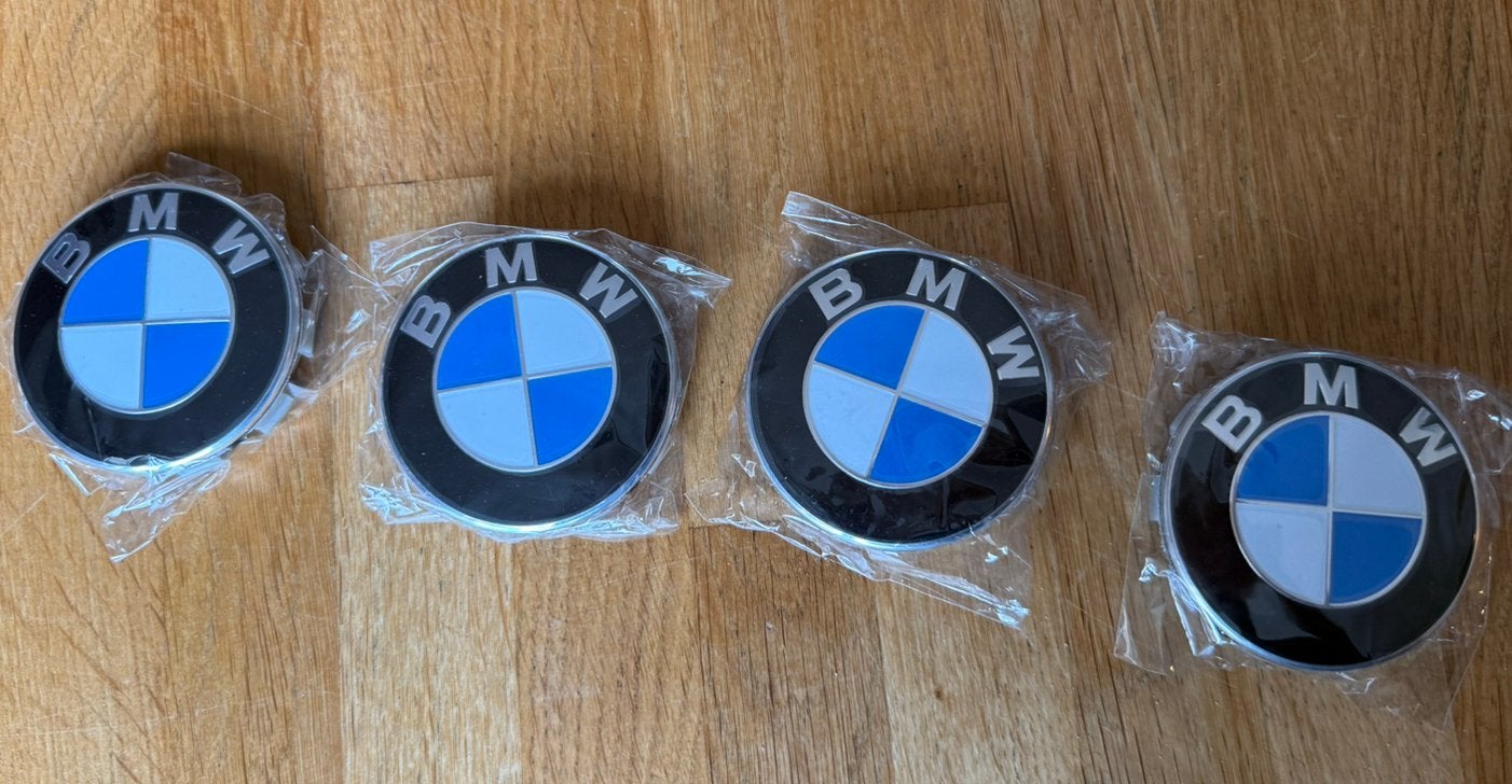 Bmw velgen logo center caps, Enlèvement ou Envoi, Comme neuf