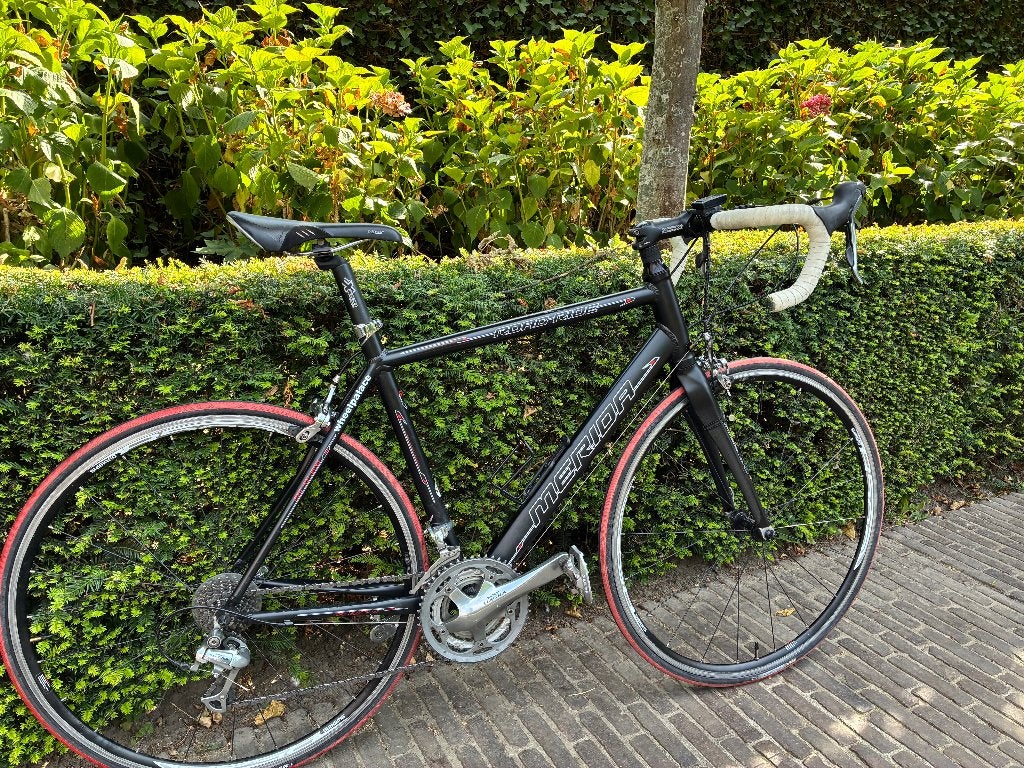 Merida Road Ride racefiets (2005) maat M, Fietsen en Brommers, 28 inch, Gebruikt, 10 tot 15 versnellingen, Velgrem
