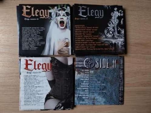 20 CD samplers Elegy / D-Side - Gothic, CD & DVD, Enlèvement ou Envoi, Comme neuf, Autres genres