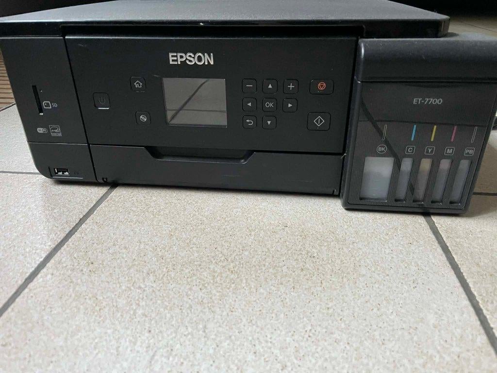 Printer Epson ET-7700, Enlèvement, Ne fonctionne pas
