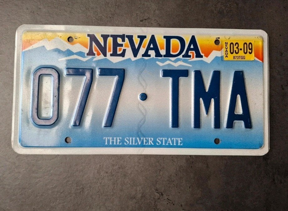 Nummerplaat USA Nevada, Enlèvement ou Envoi