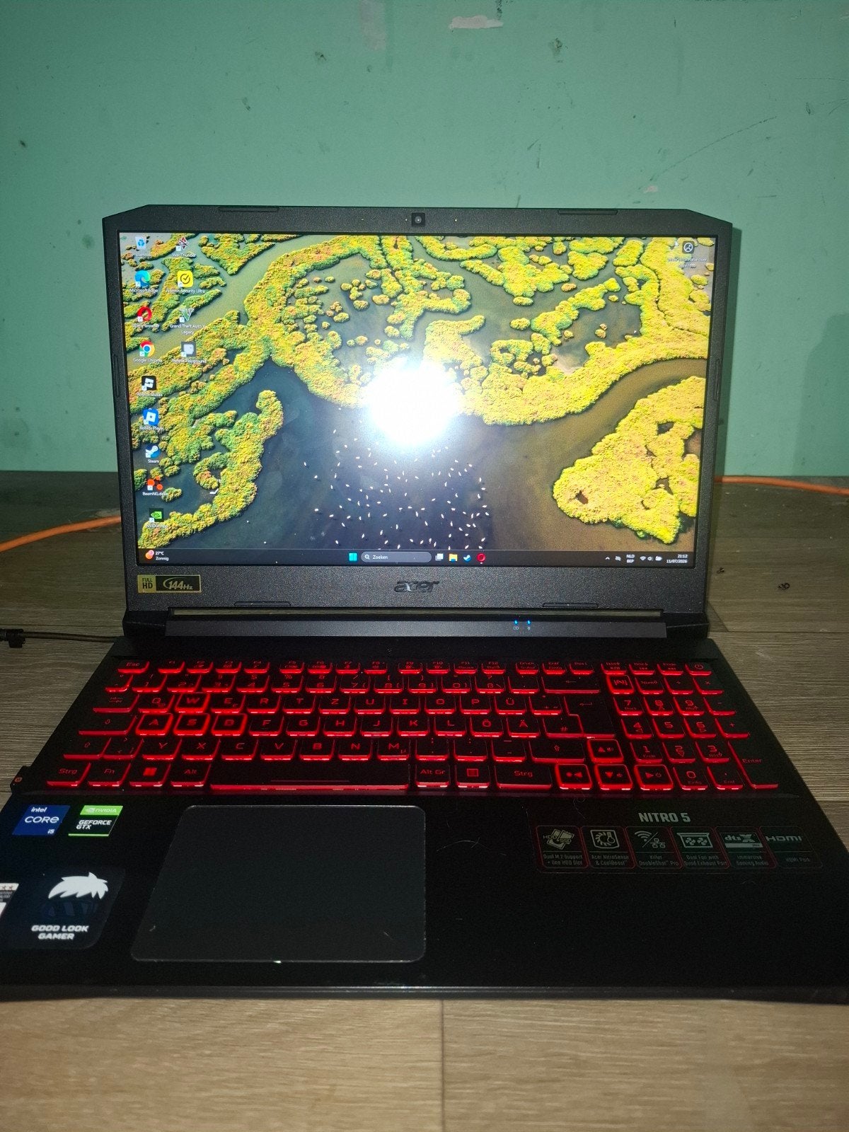Acer nitro 5 gaming laptop, Computers en Software, Windows Laptops, SSD, 4 GB, Gaming, Ophalen