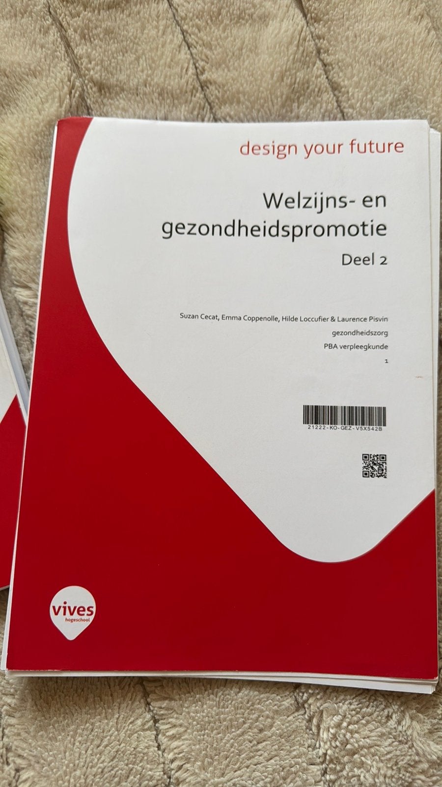 Welzijn en gezondheidspromotie, Boeken, Ophalen of Verzenden, Gelezen, Hogeschool