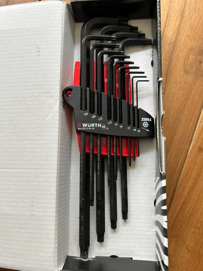 Würth Zebra 13pcs -Torx 07153910 Neuf, Enlèvement ou Envoi, Comme neuf