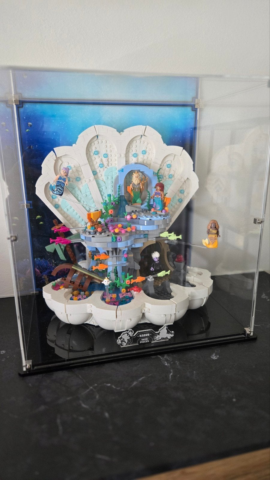 Lego De kleine Zeemeermin schelp #43225 met Wicked Brick box, Ophalen, Lego, Compleet, Disney
