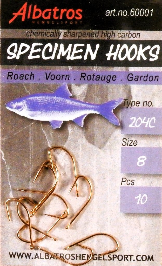 Albatros Specimen Hooks - 8 types, Verzenden, Nieuw, Haak