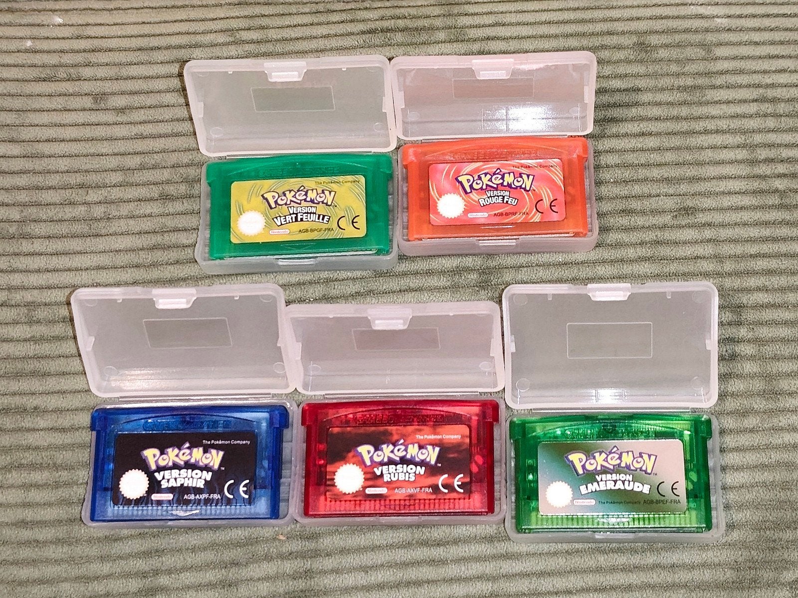 Lot 5 jeux cartouches Pokemon Game Boy Advance, Enlèvement, Neuf