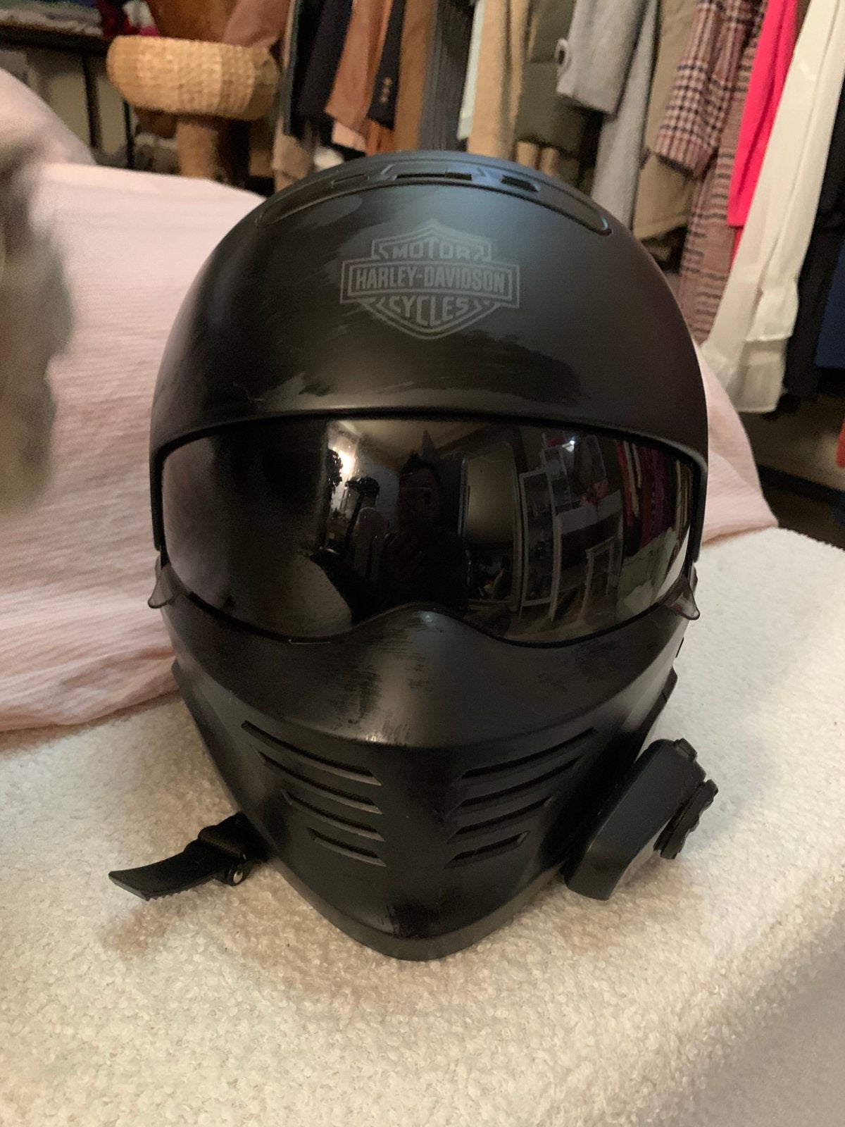 Harley-Davidson helm+bluetooth communicatie, Motoren, Ophalen, M