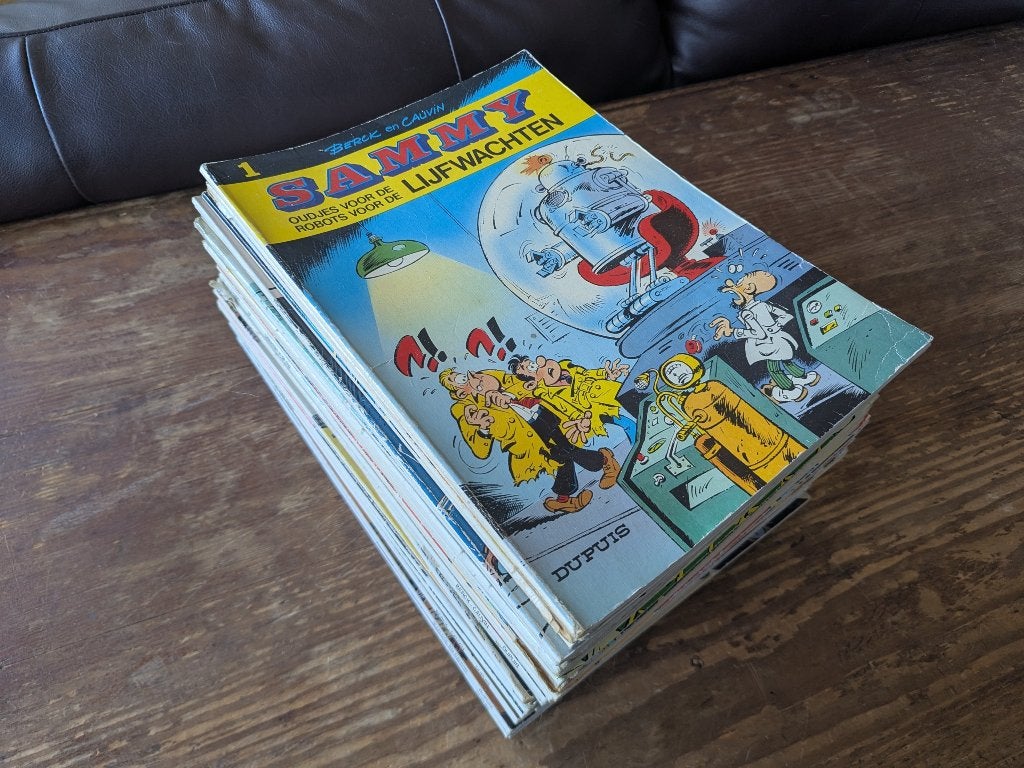 Bijna complete reeks van Sammy, Boeken, Meerdere stripboeken, Ophalen of Verzenden, Gelezen, Berck & Cauvin