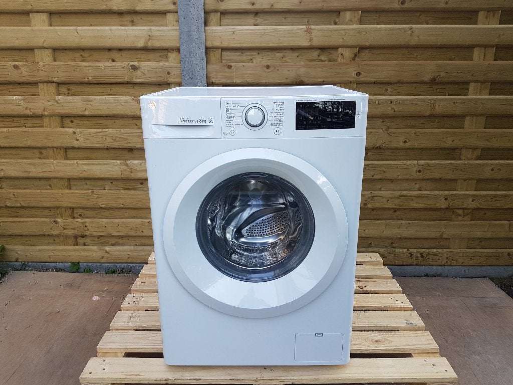 Wasmachine LG 8kg 1400tr/min, 1200 à 1600 tours, Programme lavage à la main, Comme neuf, Chargeur frontal