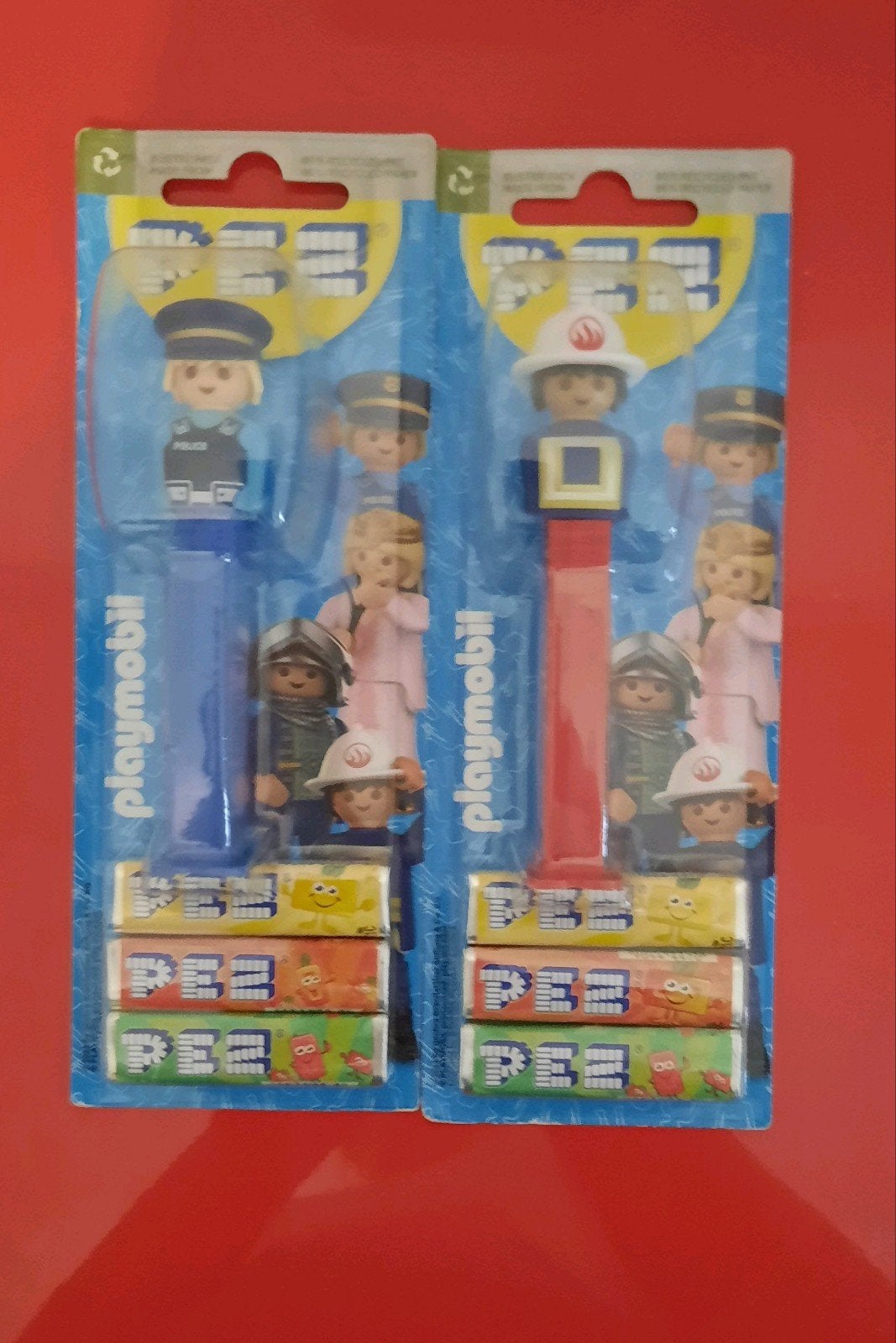 La police et les pompiers de PEZ Playmobile collectent des c, Enlèvement