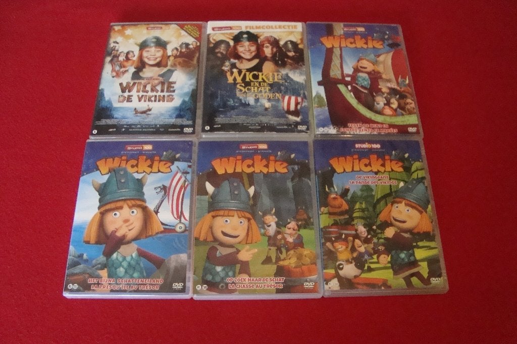 wickie de viking dvd's, Ophalen of Verzenden