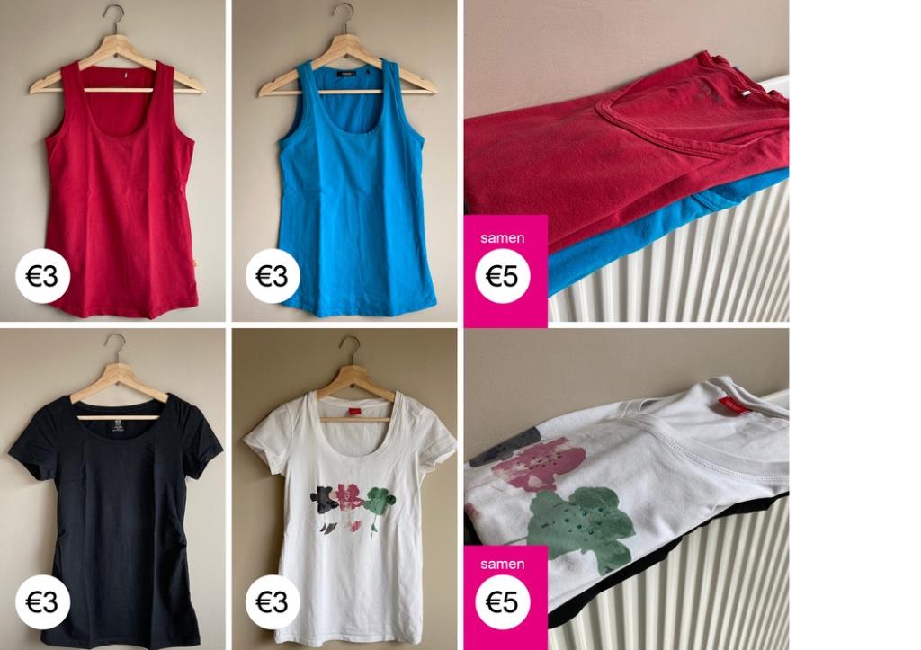 Groot zwangerschapspakket (20 stuks), Kleding | Dames, Ophalen, Gedragen, Maat 36 (S), Overige kleuren