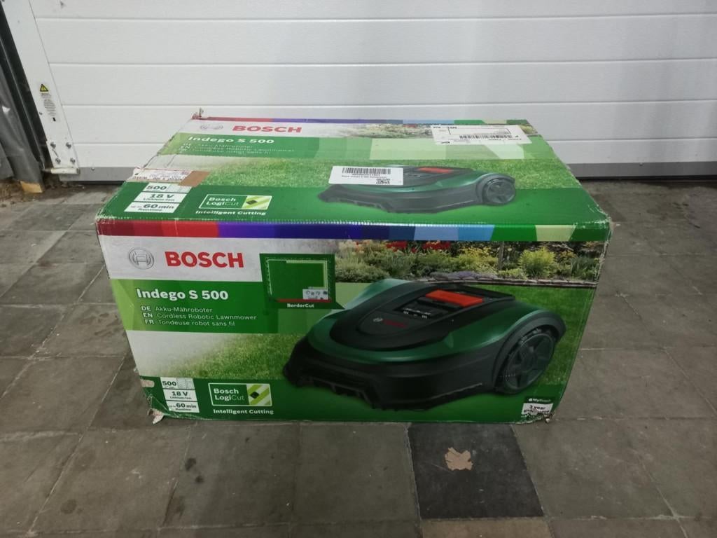 Robotmaaier Bosch Indego S 500, Tuin en Terras, Robotmaaiers, Ophalen, Nieuw, Bosh