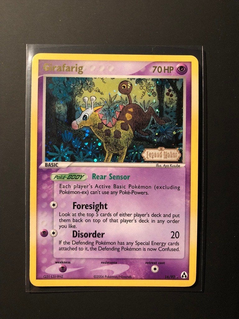 Girafarig Holo, ancien créateur de légendes, Enlèvement ou Envoi, Neuf, Cartes en vrac