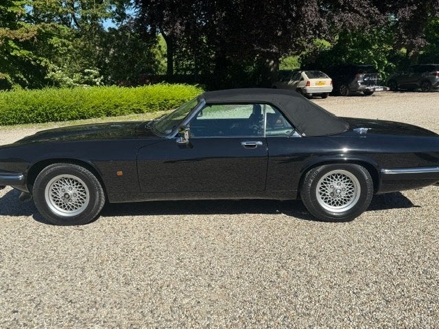 Jaguar XJS V12 Cabrio EUROPEESE AUTO 56.000 KM!, Autos, Jaguar, Cuir, Achat, Entreprise, Noir