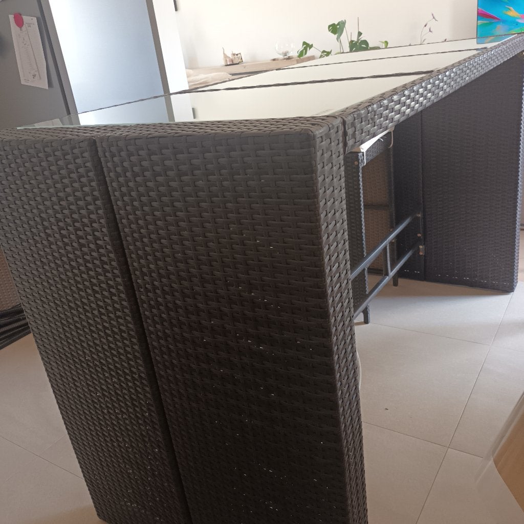 Tuinbar, Tuin en Terras, Tuinsets en Loungesets, Ophalen, Kunststof, 6 zitplaatsen, Nieuw