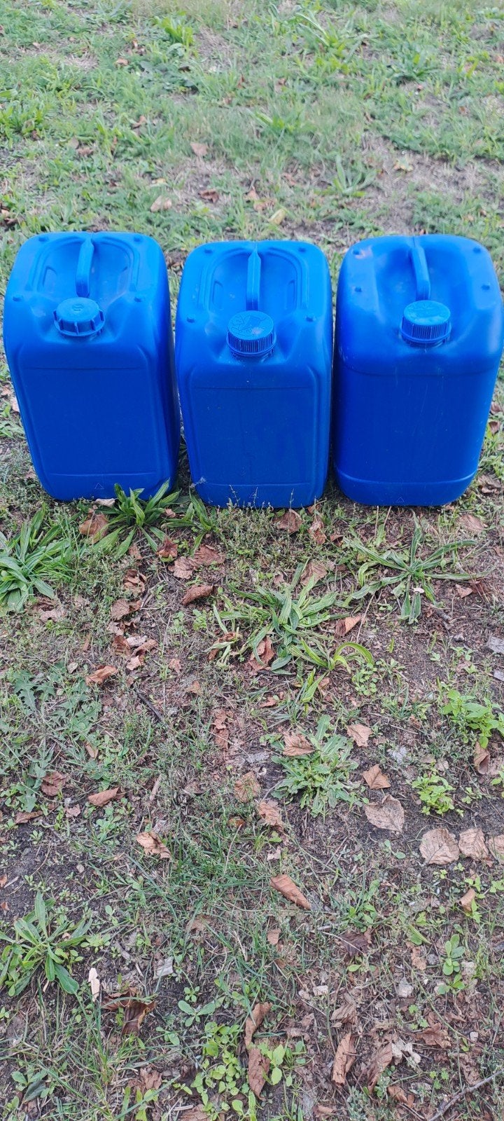 bussen 20 liter, Ophalen