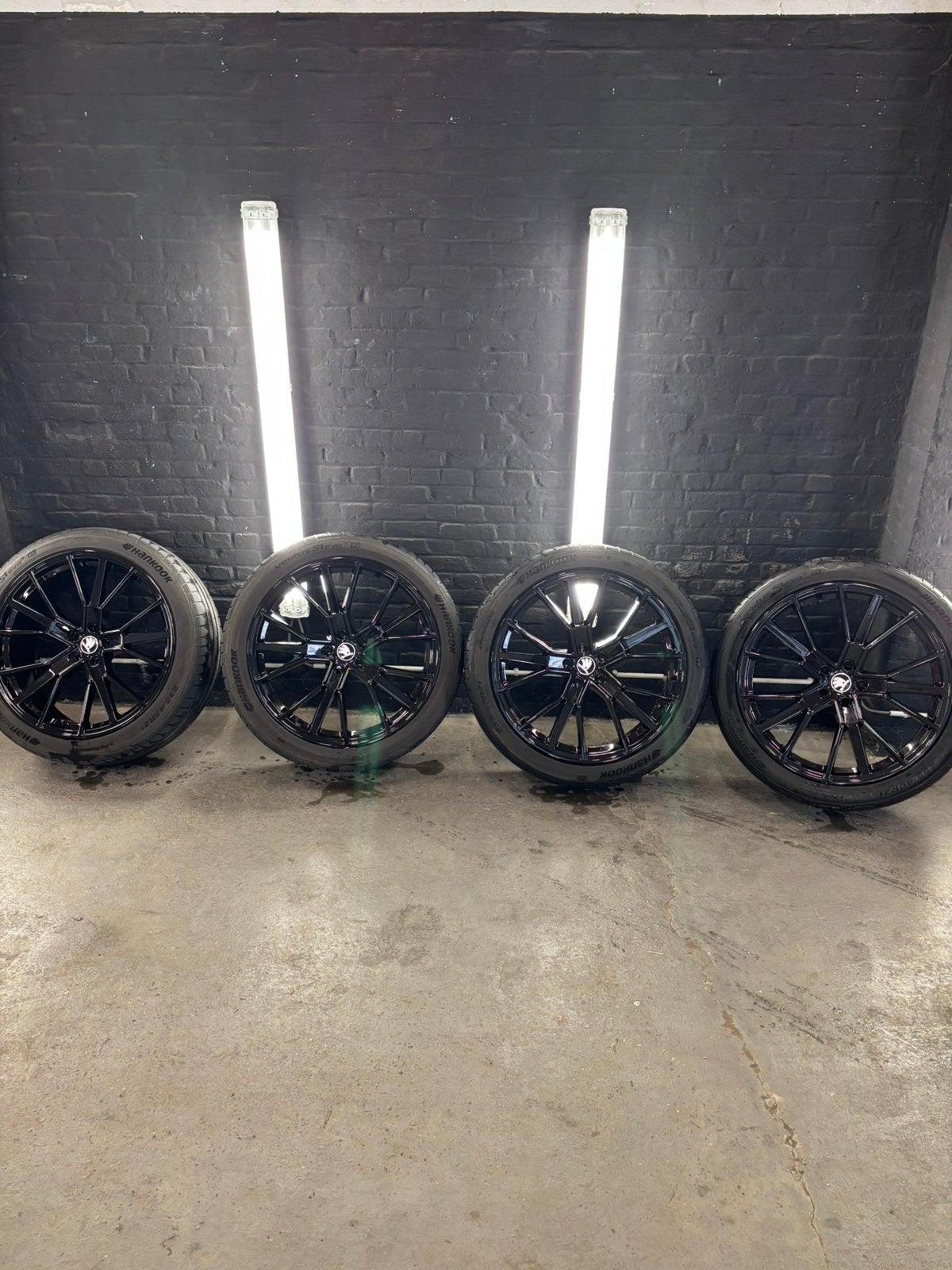 Zwarte Gmp gunner 21inch 5x112, Auto-onderdelen, Ophalen, 21 inch, Band(en)