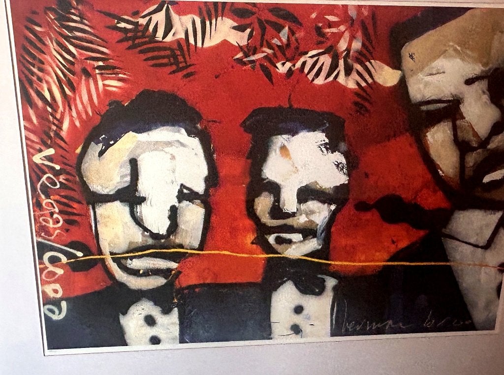 Herman Brood — zeefdruk "Vegas Copa" 88/150 — groot, Antiek en Kunst, Kunst | Litho's en Zeefdrukken, Gelimiteerde oplage, Ophalen