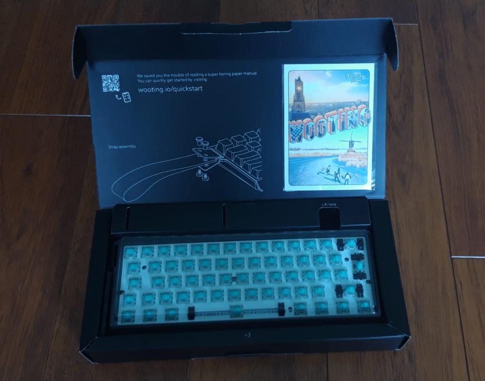 wooting 60he+, Informatique & Logiciels, Claviers, Neuf, Clavier gamer, Azerty, Enlèvement
