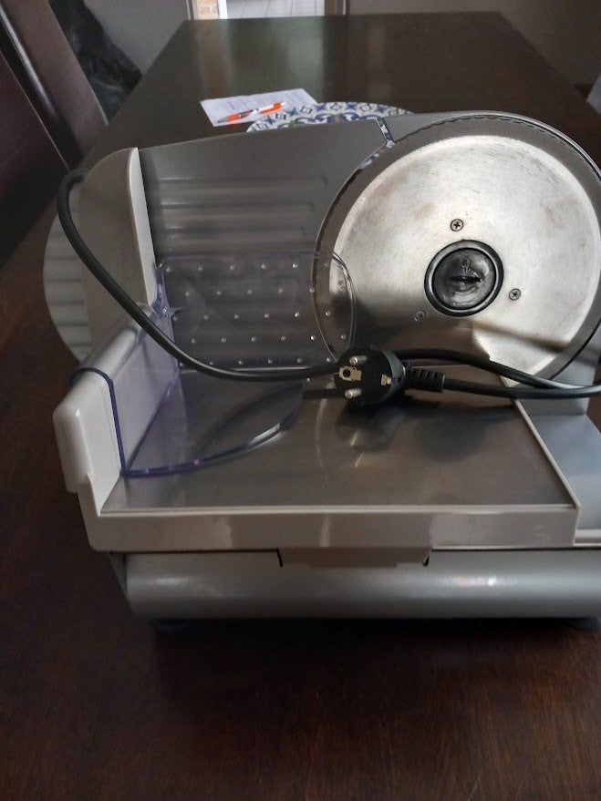 snijmachine, Huis en Inrichting, Ophalen, Zilver, Zo goed als nieuw, Metaal