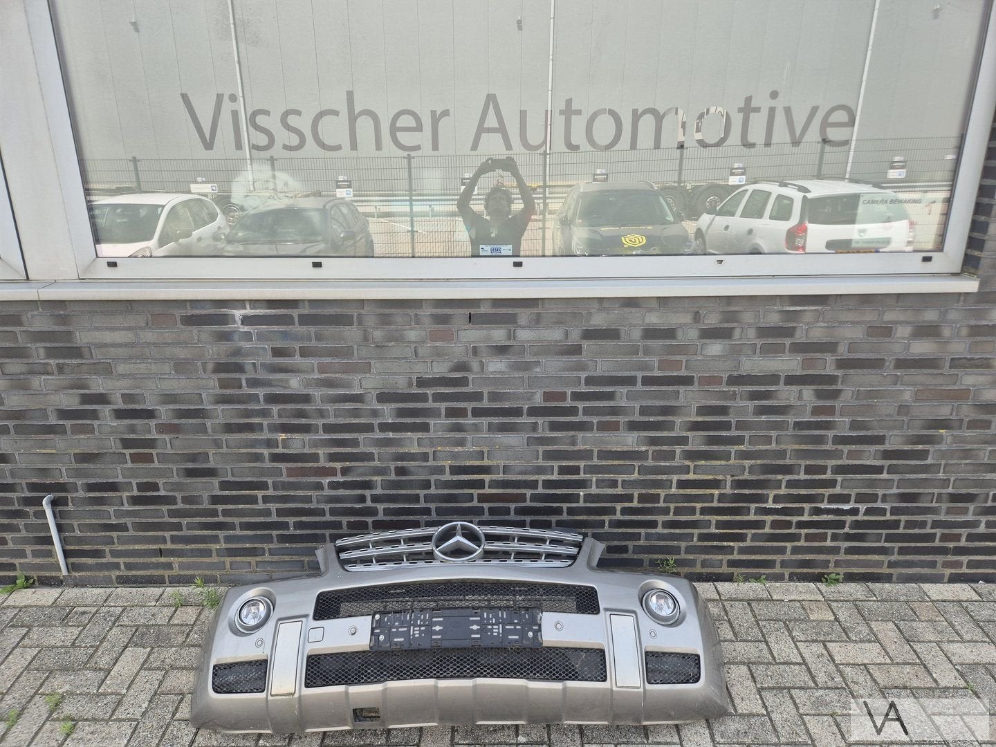 Voorbumper van Mercedes ML W164 AMG 2005 - 2009 origineel, Gebruikt, -, Voor, Ophalen of Verzenden