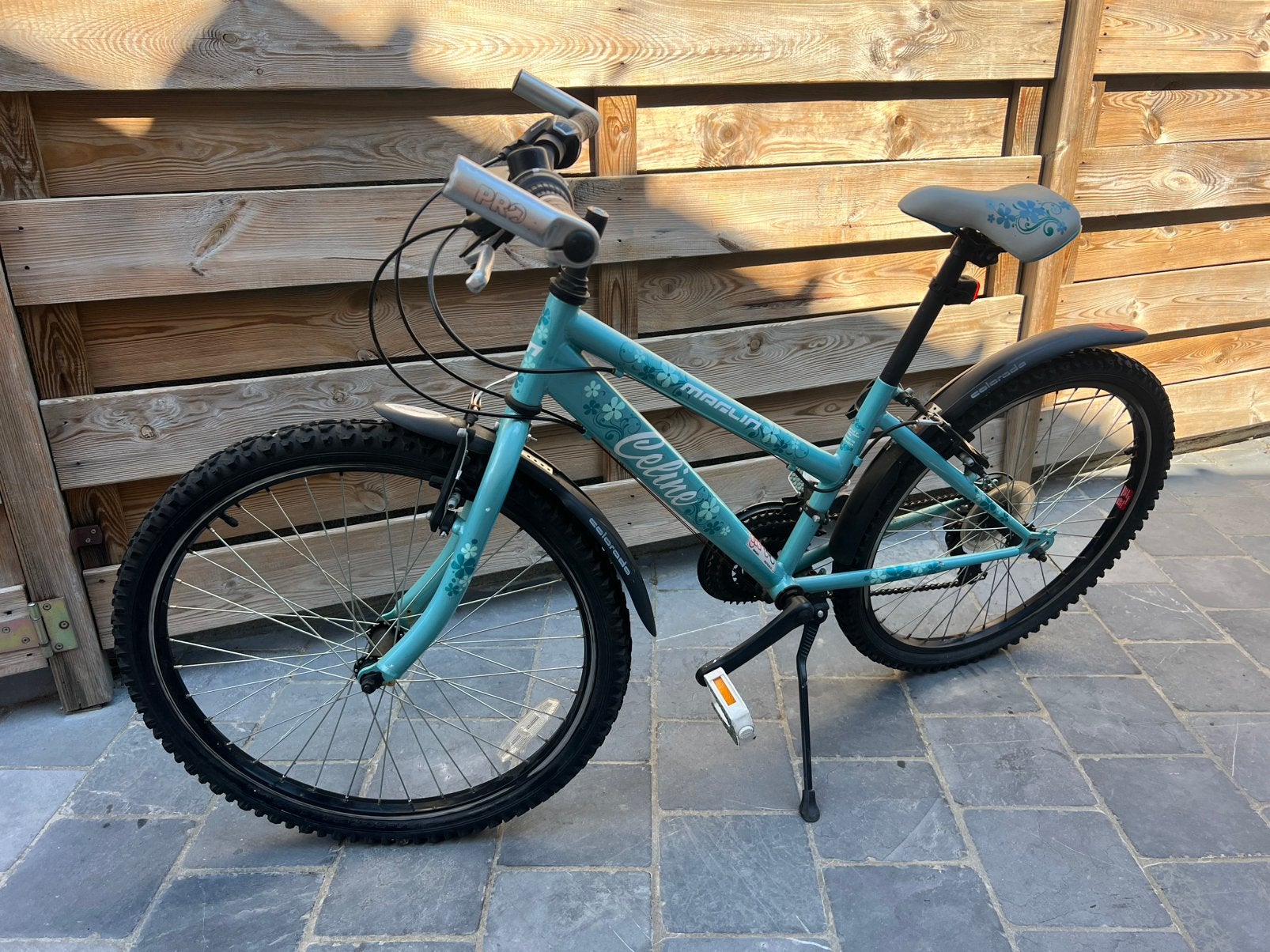 Mountainebike meisje, 15 tot 20 versnellingen, Minder dan 47 cm, Schijfrem, Ophalen