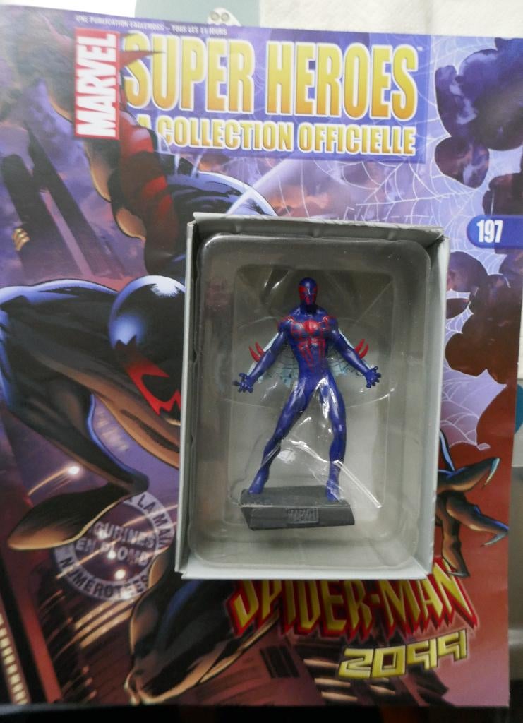 Spiderman 2099 figurine en métal Eaglemoss, Verzamelen, Ophalen of Verzenden, Zo goed als nieuw, Fantasy