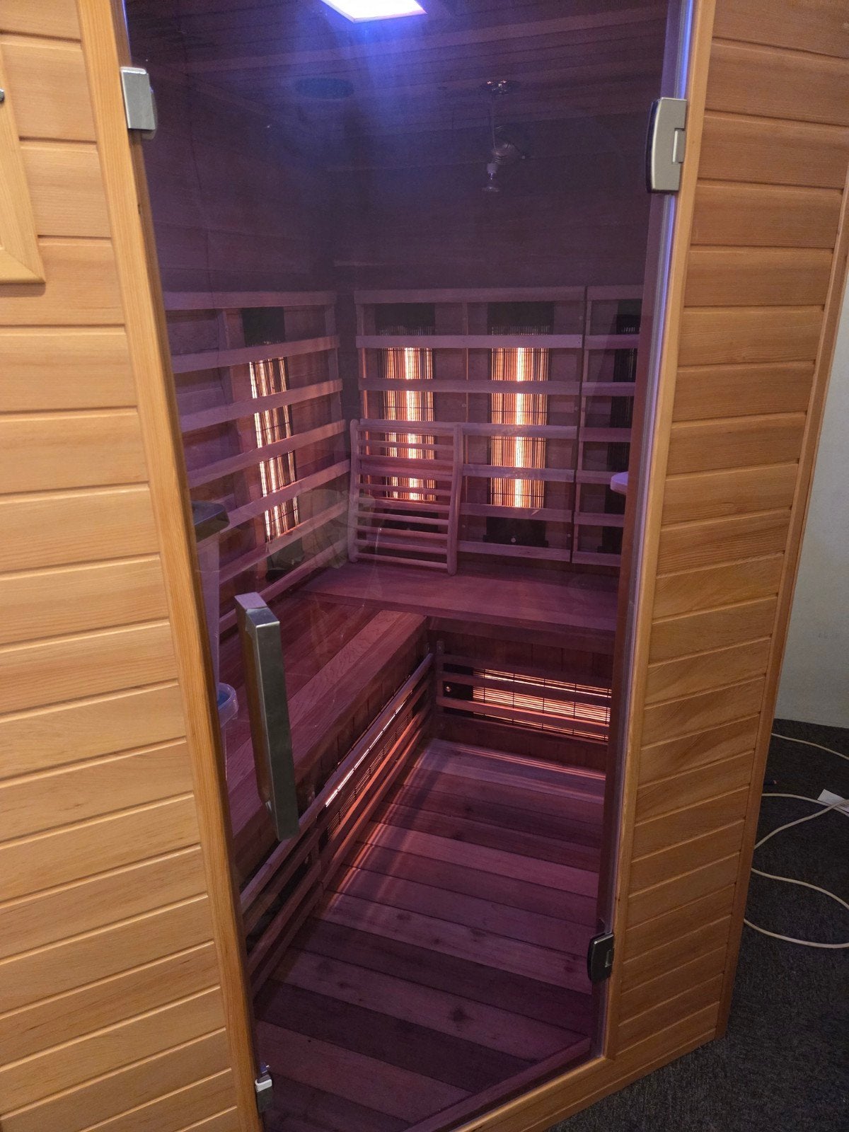 Infraroodcabine 210x140cm te koop, Sports & Fitness, Enlèvement, Utilisé, Infrarouge, Sauna complet