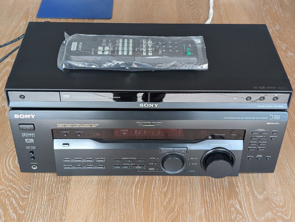 Sony STR-DE545 AV Receiver + CD/DVD-Speler, Audio, Tv en Foto, Versterkers en Ontvangers, Ophalen of Verzenden, 60 tot 120 watt