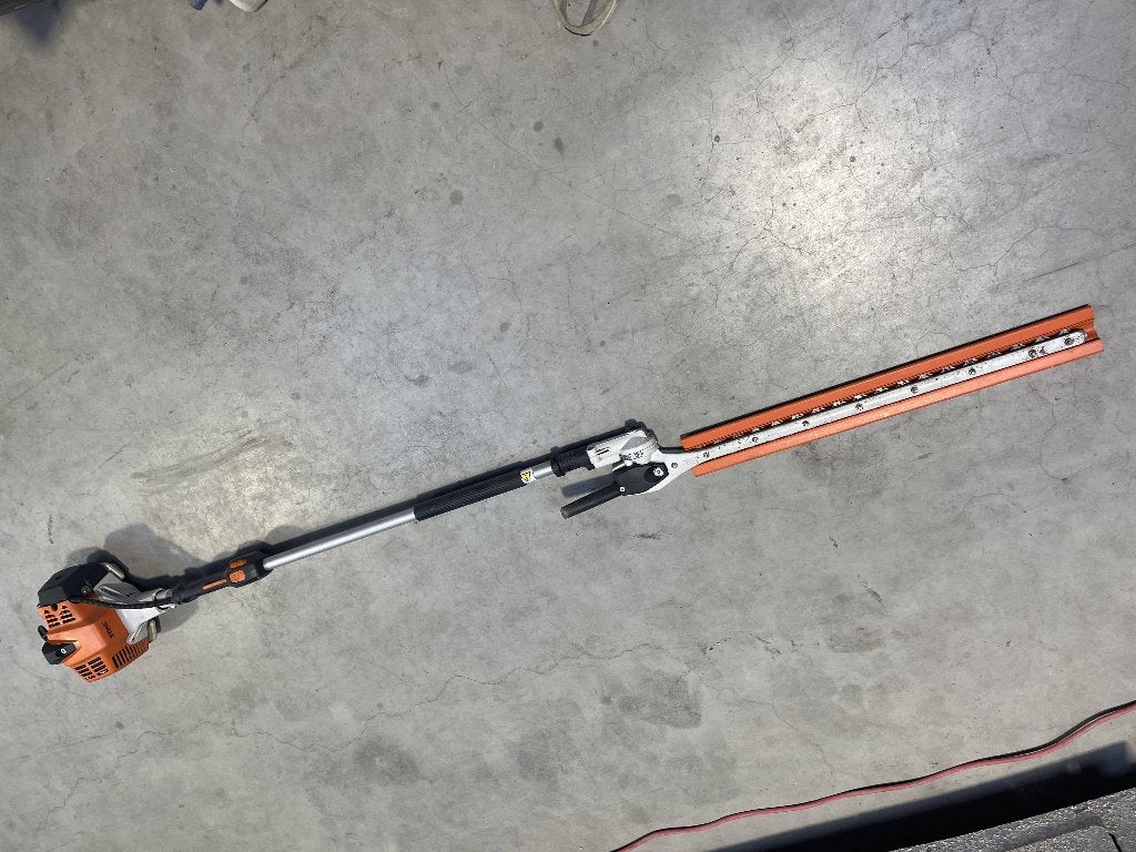haagschaar op steel stihl, Ophalen
