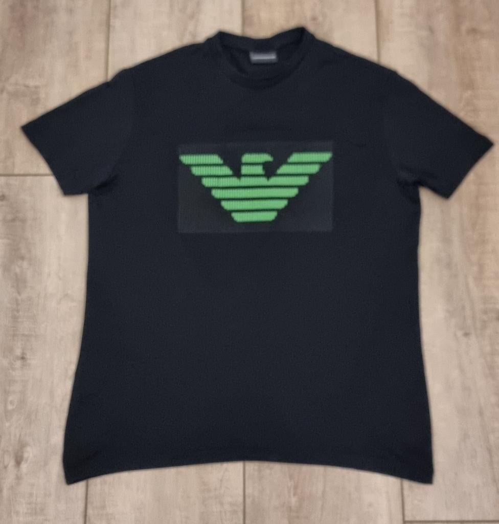 100% ORIGINEEL Emporio Armani t-shirt maat XL, Kleding | Heren, T-shirts, Emporio Armani, Zwart, Maat 56/58 (XL), Ophalen of Verzenden