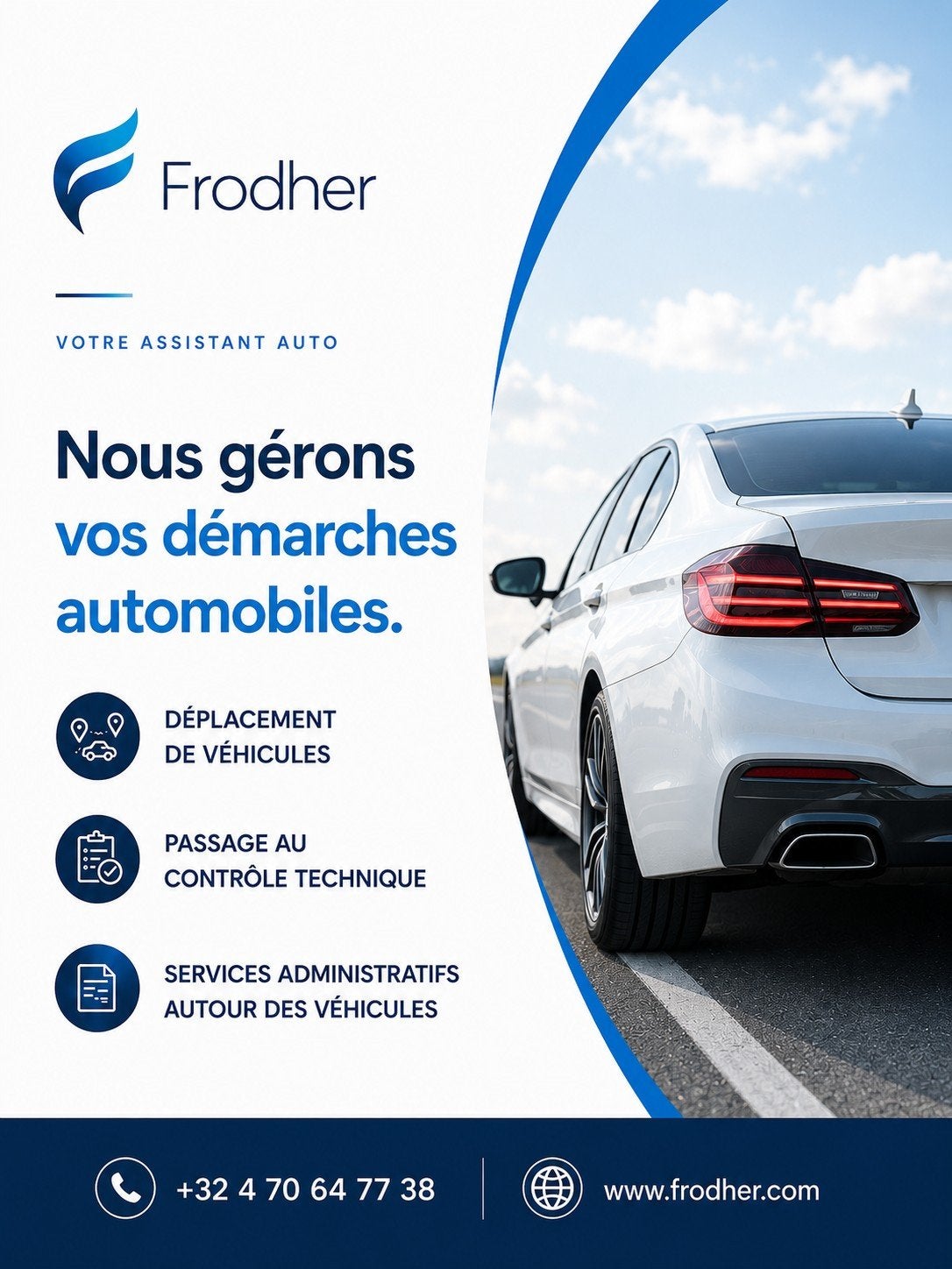 Contrôle technique | Plaque Z | Convoyage, Services & Professionnels, Coursiers, Chauffeurs & Taxis, Services de chauffeur