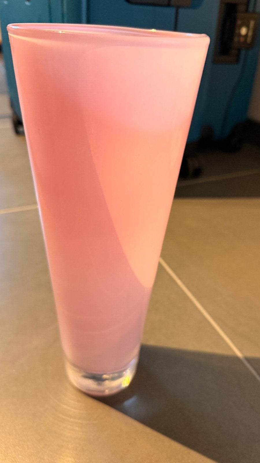 Vazen roze en blauw, Enlèvement ou Envoi, Comme neuf, Bleu