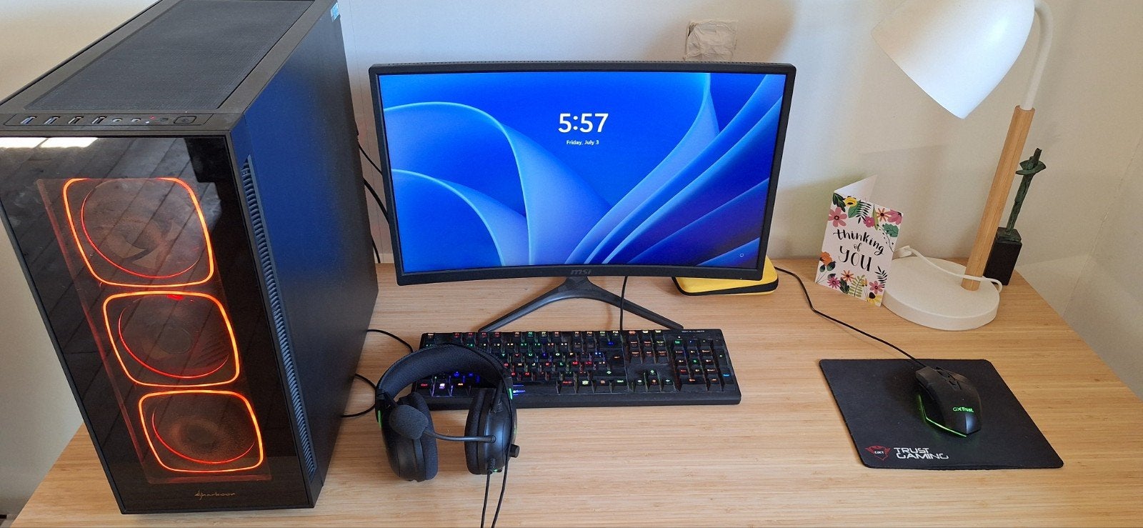 PC de jeu + accessoires, Informatique & Logiciels, Enlèvement ou Envoi, Gaming