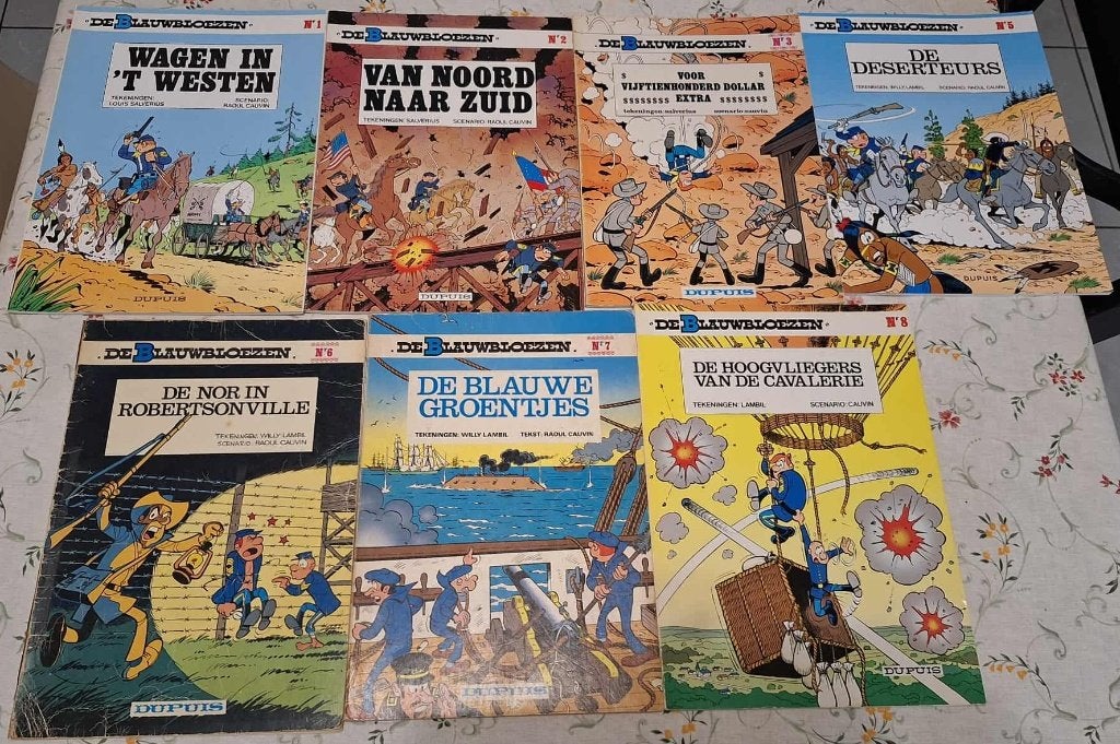 De Blauwbloezen, Meerdere stripboeken, Ophalen of Verzenden, Gelezen