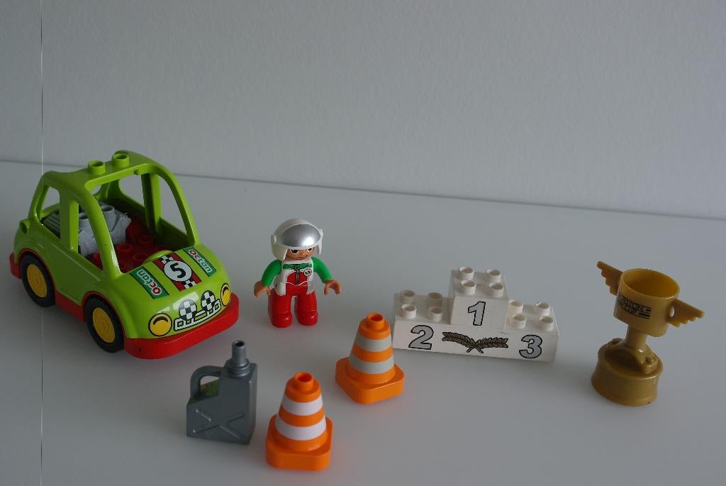 duplo racewagen, Ophalen of Verzenden, Zo goed als nieuw, Duplo