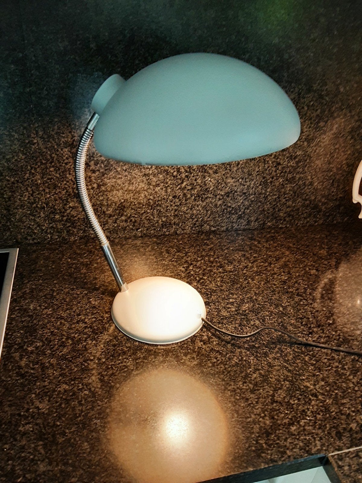 Lampe de bureau vintage 1970 acier, Enlèvement