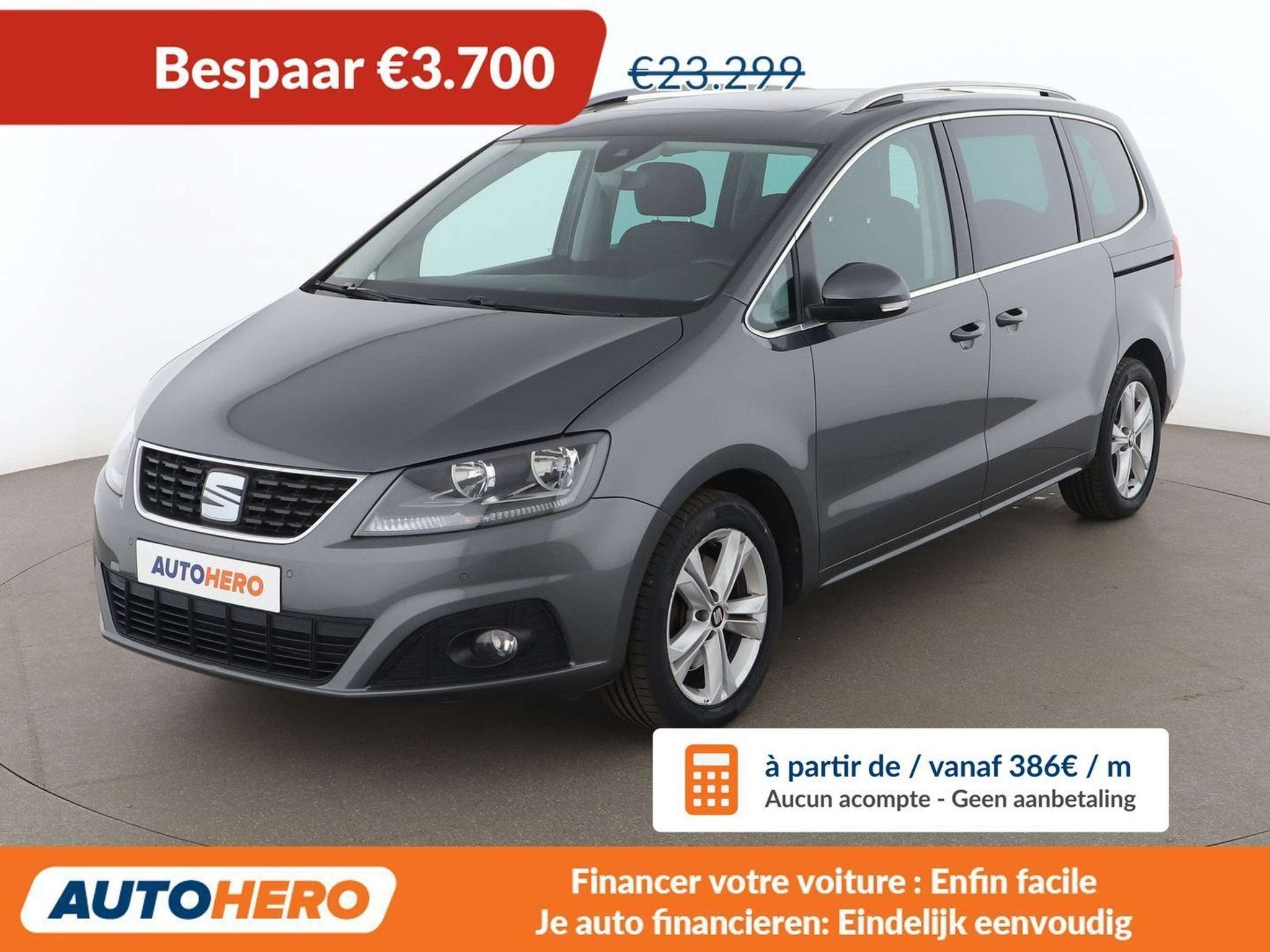 SEAT Alhambra 1.4 TSI Xcellence, Autos, 1395 cm³, Argent ou Gris, Achat, 7 places