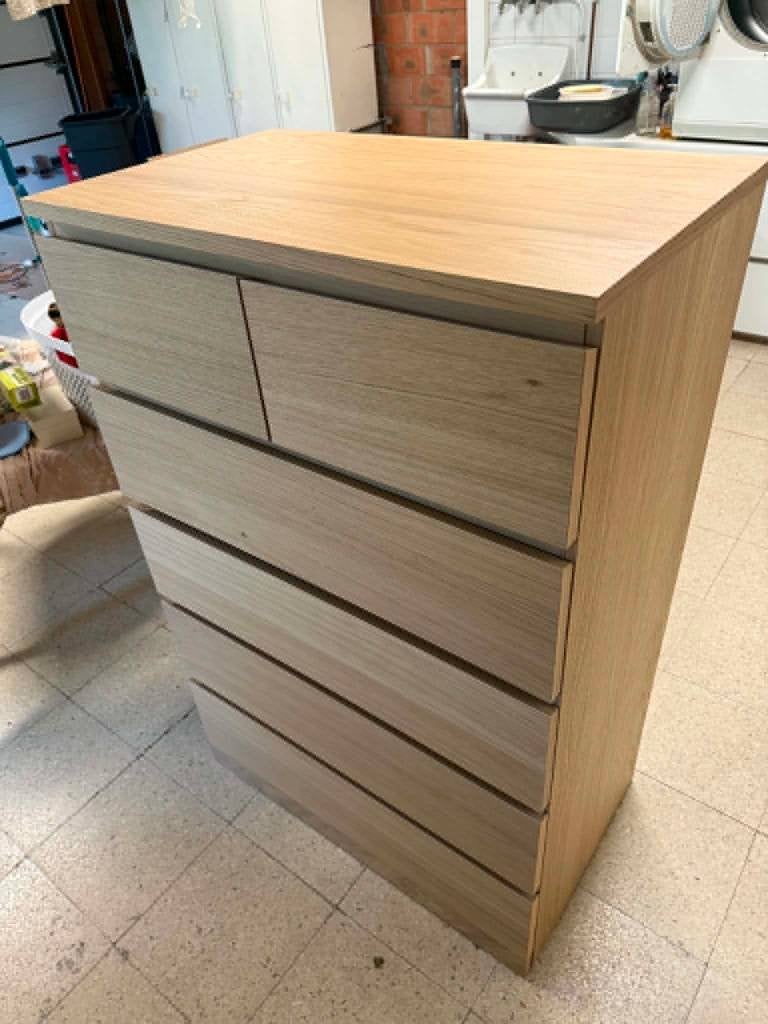 Ladekast Ikea Malm, Neuf, 25 à 50 cm, 5 tiroirs ou plus, Enlèvement