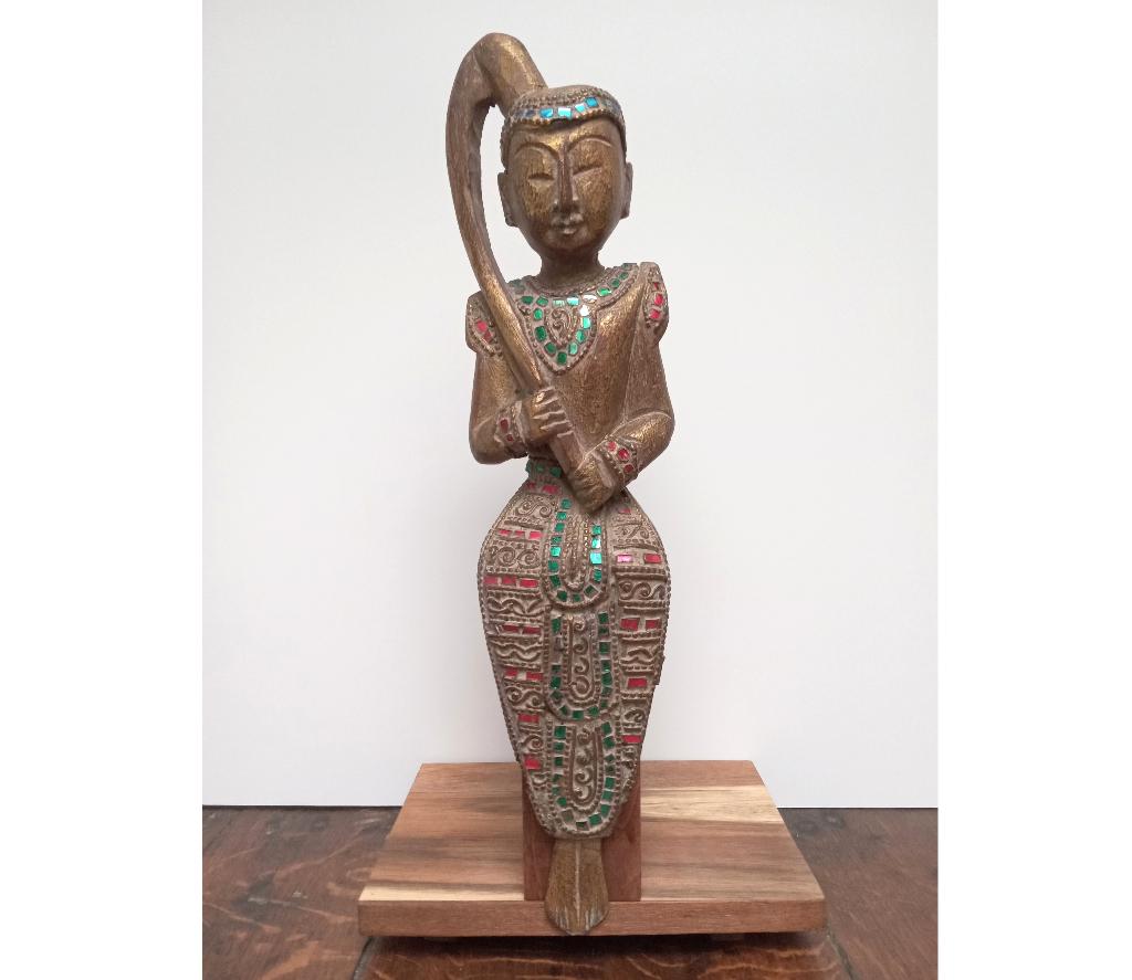Statue de la déesse de la terre (Thaïlande, Asie), Antiek en Kunst, Verzenden