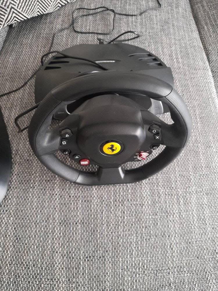 gaming stuurwheel thrustmaster ferrari T80, Ophalen, Zo goed als nieuw