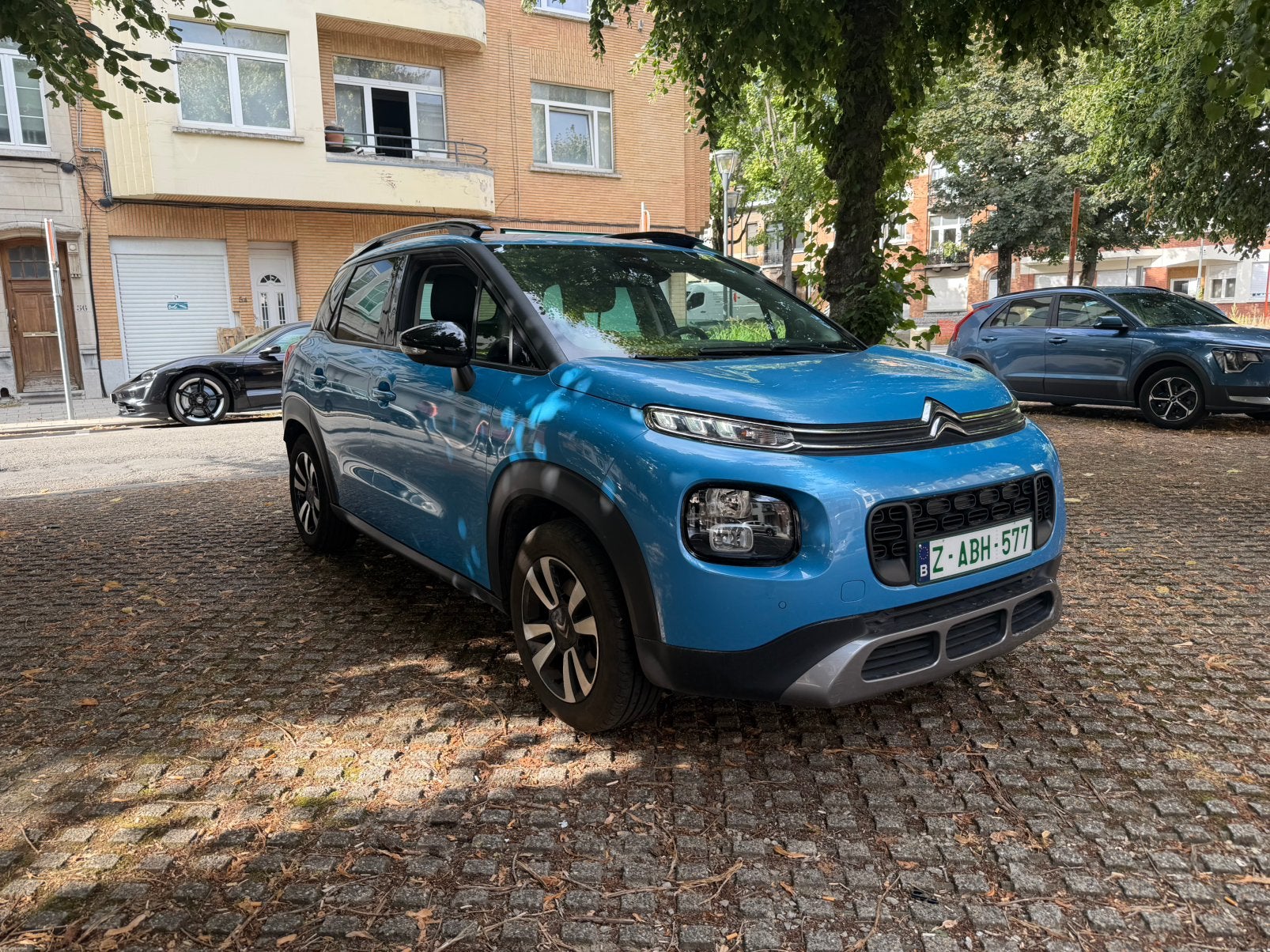 Aircros 1.2  essence automatique, Auto's, Citroën, Blauw, Leder en Stof, Bedrijf, 5 zetels