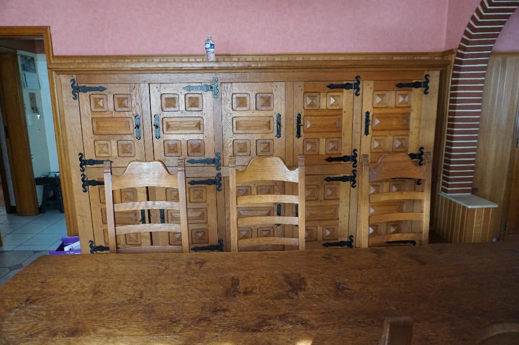 Buffet en chêne - Gratuit, Avec tiroir(s), 25 à 50 cm, 200 cm ou plus, Comme neuf