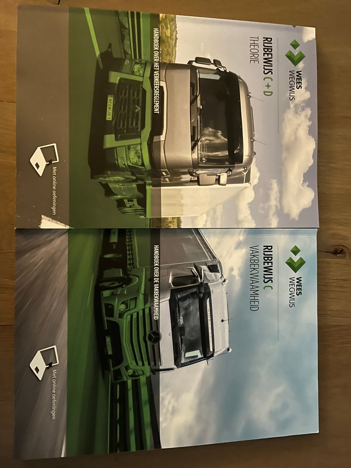 Theorieboek rijbewijs C met vakbekwaamheid, Ophalen