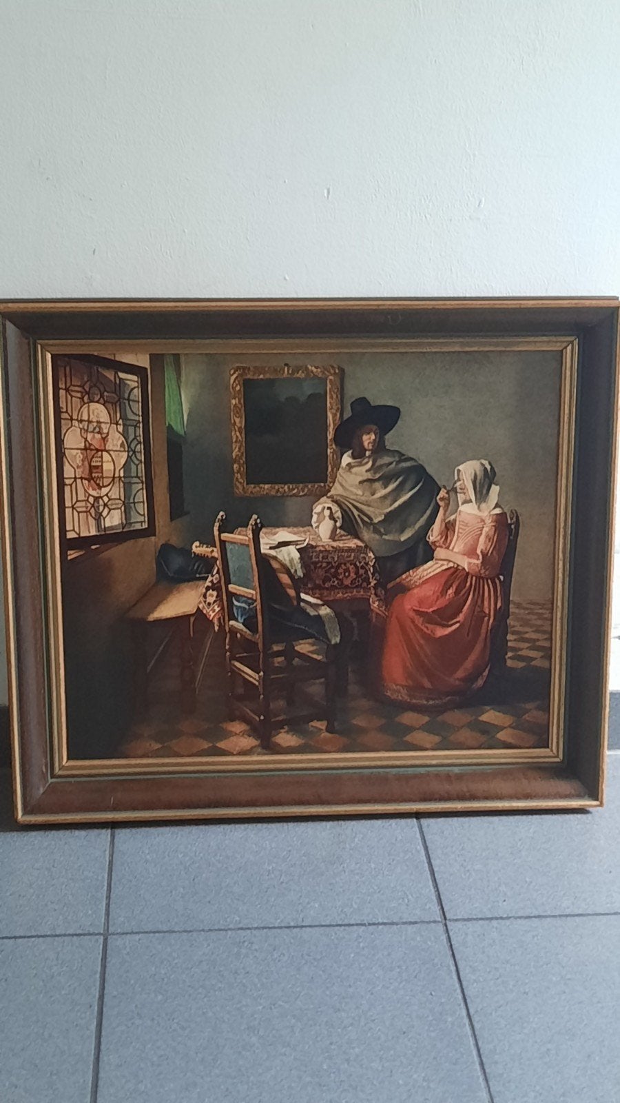 Schilderij van de Hollandse meester johannes vermeer, Enlèvement